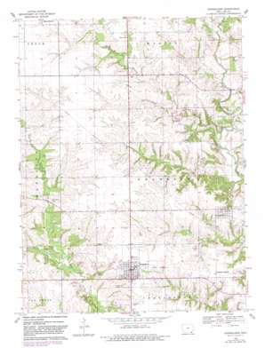 Donnellson USGS topographic map 40091f5