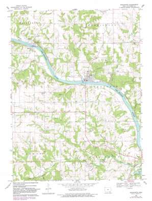 Bonaparte USGS topographic map 40091f7