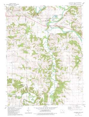 Lockridge East USGS topographic map 40091h6