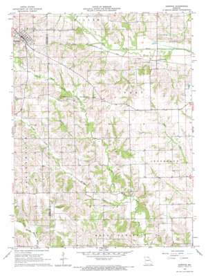 Downing topo map