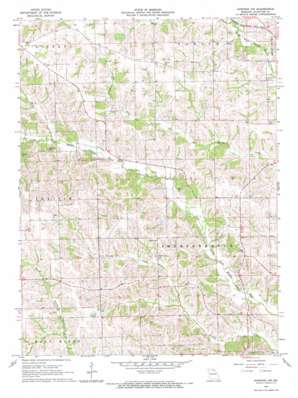 Downing Nw topo map