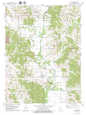 Livonia USGS topographic map 40092d6