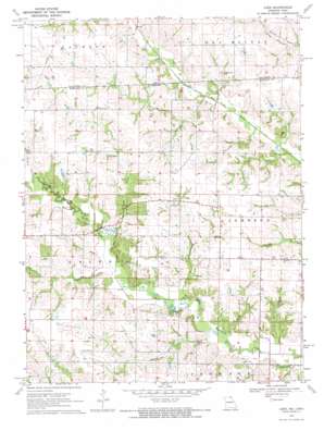 Azen USGS topographic map 40092e1