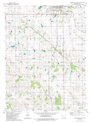 Bloomfield South topo map