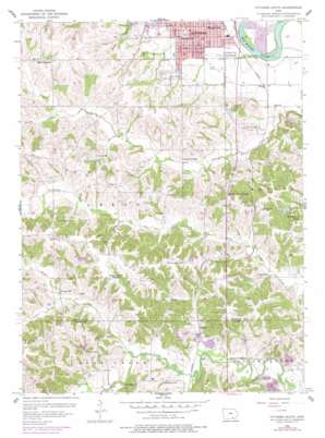 Ottumwa South USGS topographic map 40092h4