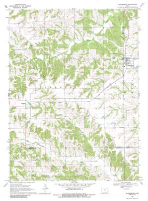 Blakesburg USGS topographic map 40092h6
