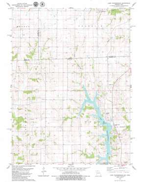 Lake Thunderhead USGS topographic map 40093e1