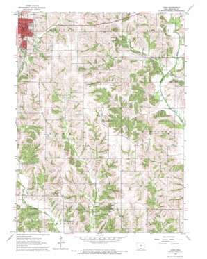 Leon USGS topographic map 40093f6