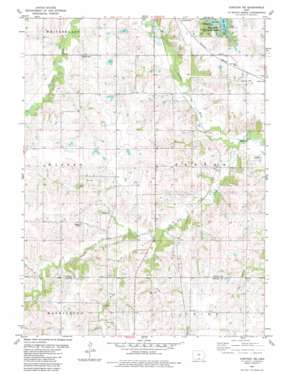 Corydon Ne USGS topographic map 40093h3