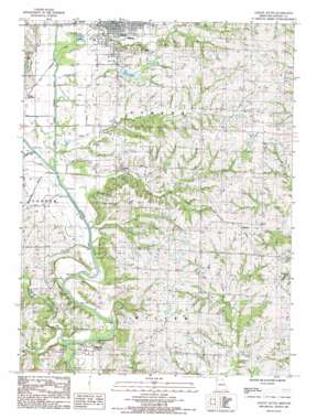 Albany South topo map