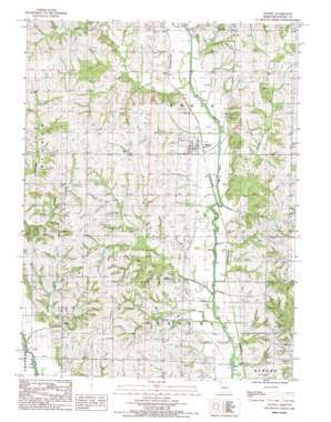 Gentry USGS topographic map 40094c4