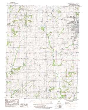 Maryville West topo map