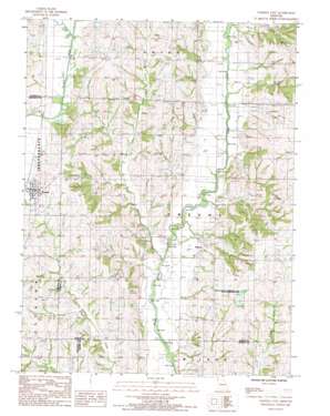 Parnell East topo map