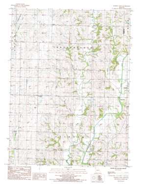 Parnell West topo map