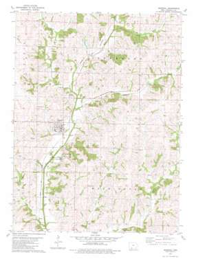 Diagonal USGS topographic map 40094g3