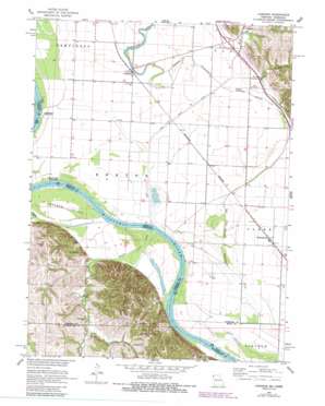 Langdon USGS topographic map 40095c5