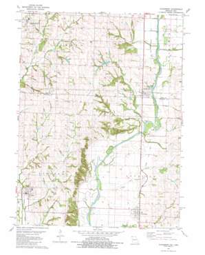 Clearmont topo map