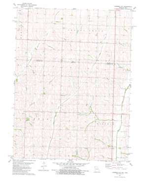 Farmers City topo map