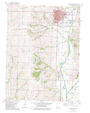 Clarinda South USGS topographic map 40095f1