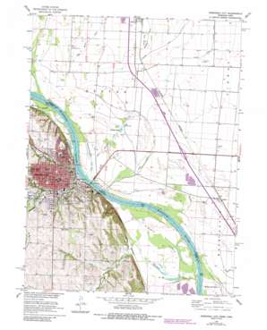 Nebraska City USGS topographic map 40095f7