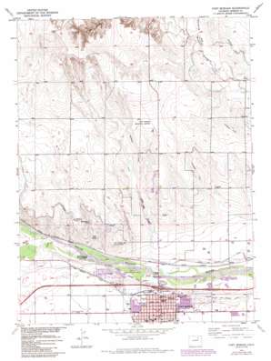 Fort Morgan USGS topographic map 40103c7