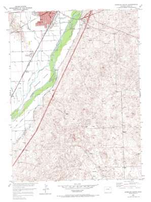 Sterling South topo map