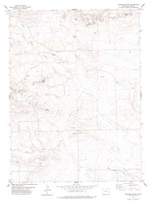 Pawnee Buttes topo map