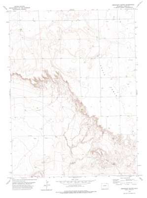 Kirchnavy Butte topo map