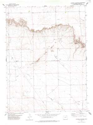 Chimney Canyons USGS topographic map 40103h4