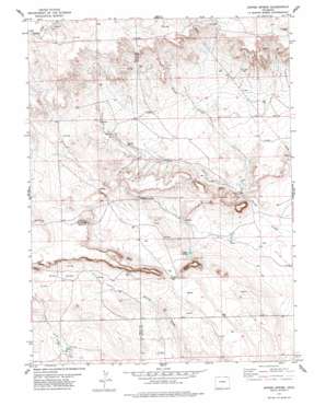 Dipper Spring USGS topographic map 40103h5