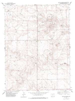 Battle Canyon USGS topographic map 40103h6