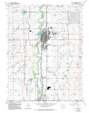 Fort Lupton USGS topographic map 40104a7