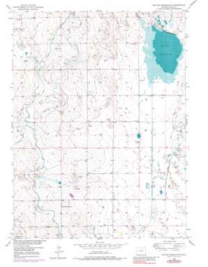 Milton Reservoir USGS topographic map 40104b6