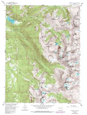 Monarch Lake USGS topographic map 40105a6