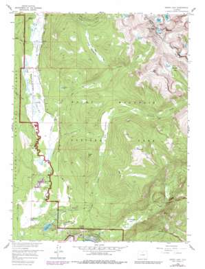Grand Lake USGS topographic map 40105c7
