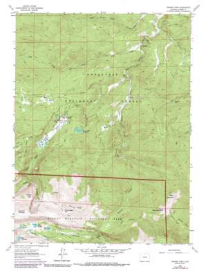 Pingree Park USGS topographic map 40105e5