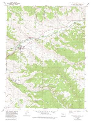 Hot Sulphur Springs USGS topographic map 40106a1