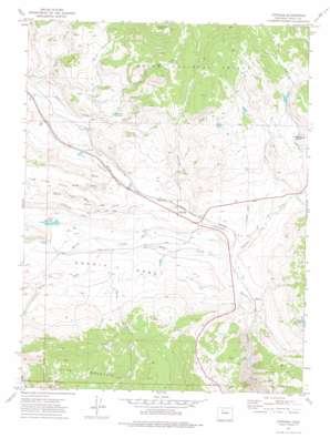 Toponas USGS topographic map 40106a7