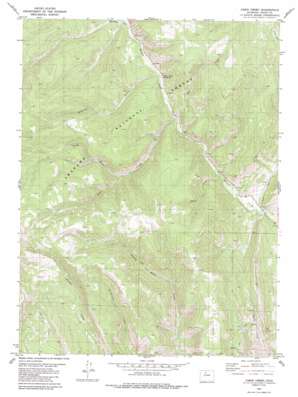 Cabin Creek USGS topographic map 40106b1