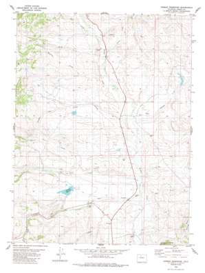 Hinman Reservoir USGS topographic map 40106b4