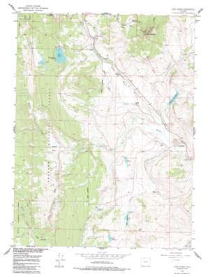 Lake Agnes USGS topographic map 40106c5