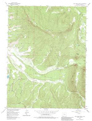 Jack Creek Ranch topo map