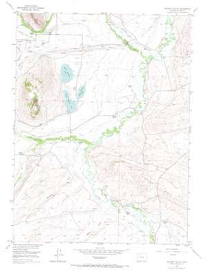 Delaney Butte topo map