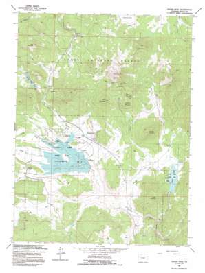 Hahns Peak USGS topographic map 40106g8