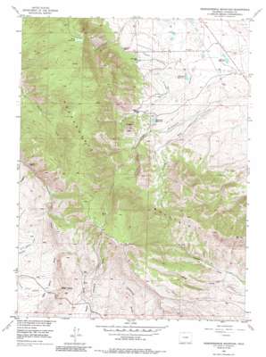 Independence Mountain topo map