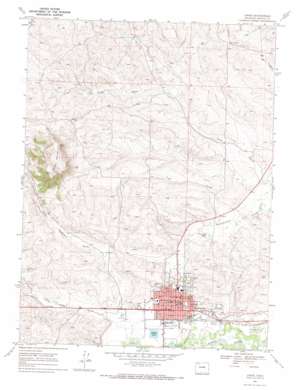 Craig USGS topographic map 40107e5
