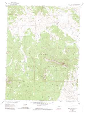 Bears Ears Peaks USGS topographic map 40107g2