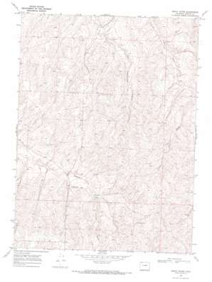 Great Divide topo map