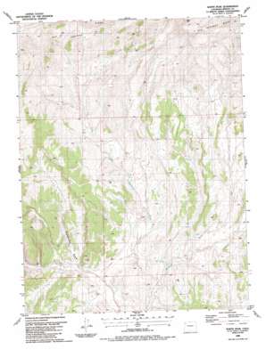 Wapiti Peak USGS topographic map 40108c3