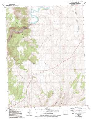 Cross Mountain Canyon USGS topographic map 40108d3